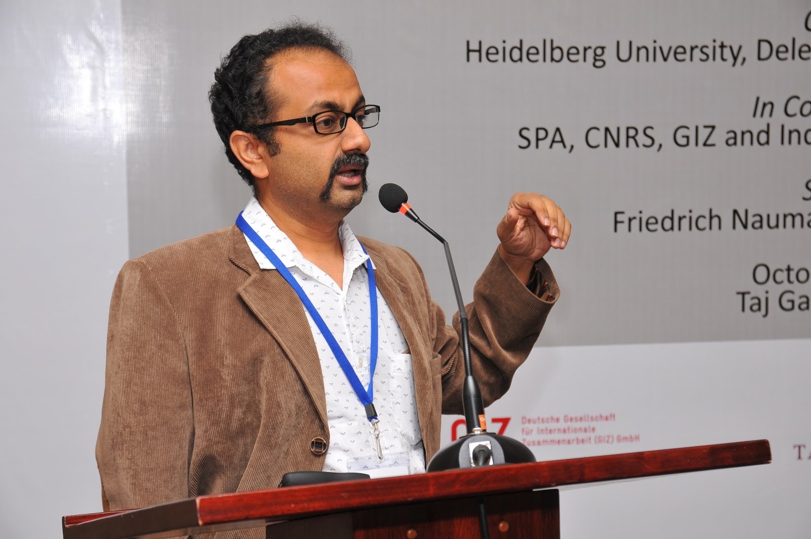 Sathya at conference